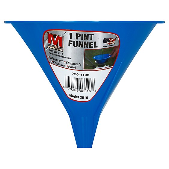 Midwest Funnel Can 1 Pint - Each