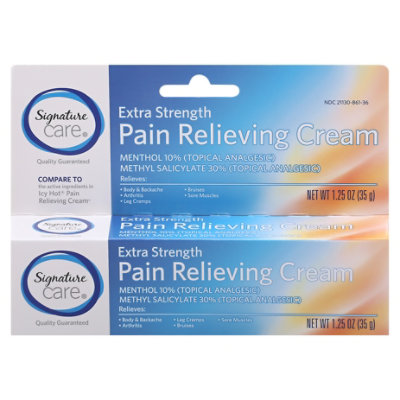 Signature Select/Care Cool Heat Cream Extra Strength Cold & Hot Therapy - 1.25 Oz - Image 4