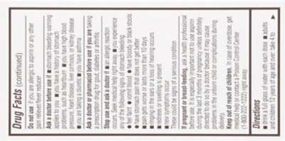 Signature Select/Care Aspirin Pain Relief 81mg NSAID Low Dose Enteric Coated Orange Tablet - 200 Count - Image 5