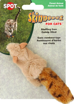 SPOT Skinneeez Cat Toy Forest Animal Catnip Filled - Each - Image 2