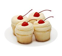 Bakery Cupcake White With Buttercream 4 Count - Each