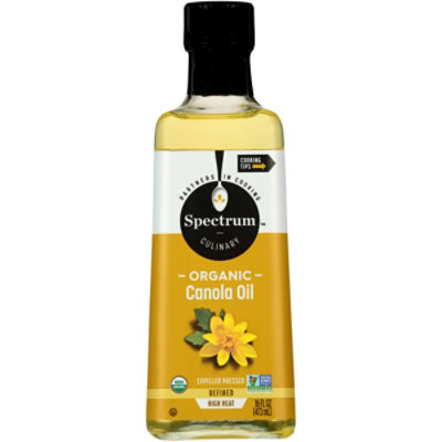 Spectrum Canola Oil Organic High Heat Refined - 16 Fl. Oz. - Image 2