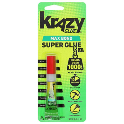 Krazy Glue Super Glue Maximum Bond Precision Tip No Run Gel - 0.14 Oz - Image 3