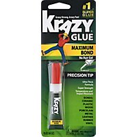Krazy Glue Super Glue Maximum Bond Precision Tip No Run Gel - 0.14 Oz - Image 2