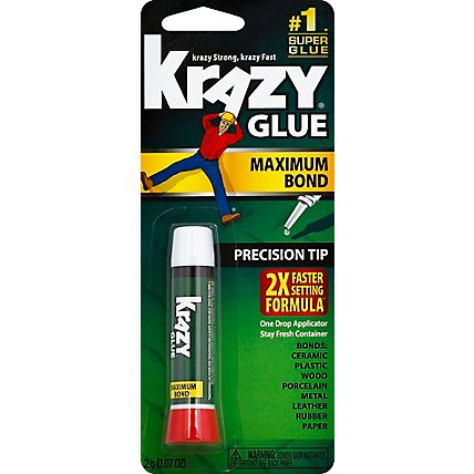 Krazy Glue Super Glue Maximum Bond Precision Tip - 0.07 Oz - Image 2