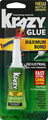 Krazy Glue Super Glue Maximum Bond Industrial - 0.52 Oz - Image 2