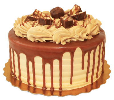 Bakery Cake 8 Inch 2 Layer Caramel - Each - Image 1