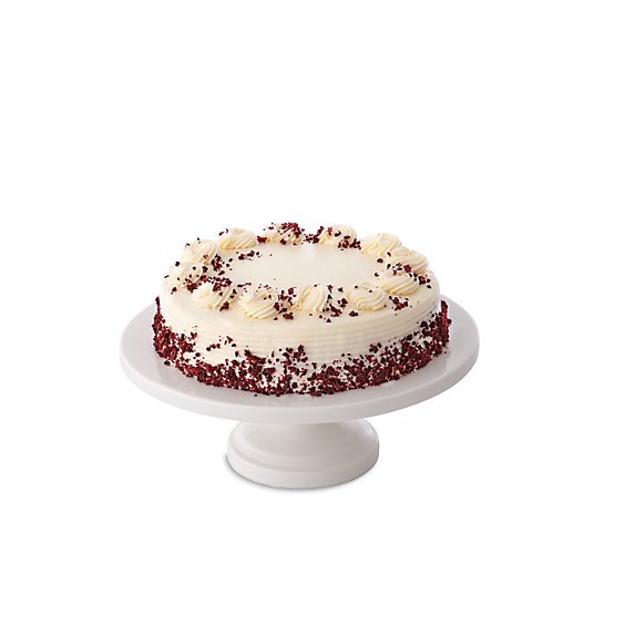 Bakery Cake 8 Inch 1 Layer Red Velvet - Each