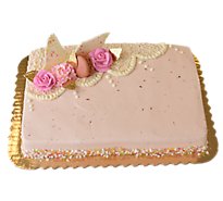 Bakery Cake 1/4 Sheet Royal Elegance - Each
