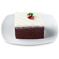 Bakery Cake Slice Red Velvet With Cream Cheese Icing - Each (460 Cal) - Image 1