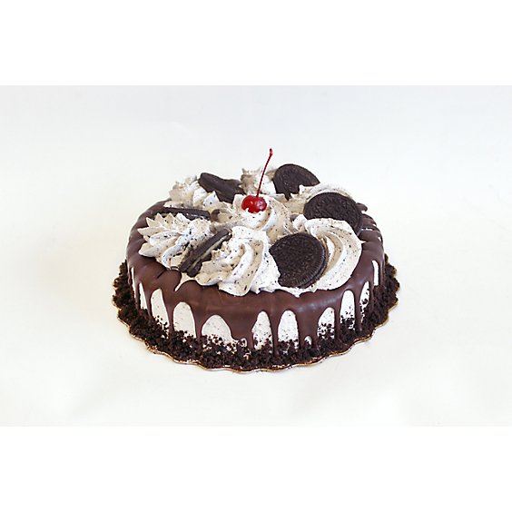 Bakery Cake 8 Inch 1 Layer Cookies N Creme - Each