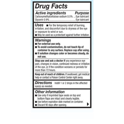 Refresh Optive Preserved Tears Lubricant Eye Drops - 0.5 Fl. Oz. - Image 4