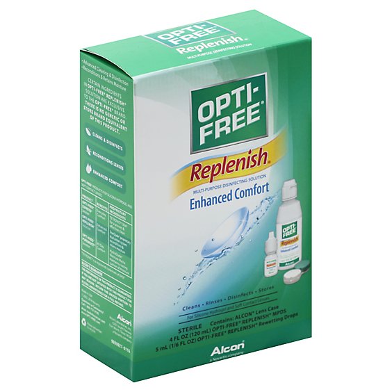 Alcon opti free replenish travel cvs health glucosamine maximum