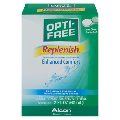 Opti Free Replenish Disinfecting Solution Multi-Purpose Enhanced Comfort - 2 Fl. Oz. - Image 3