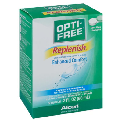 Opti Free Replenish Disinfecting Solution Multi-Purpose Enhanced Comfort - 2 Fl. Oz. - Image 1