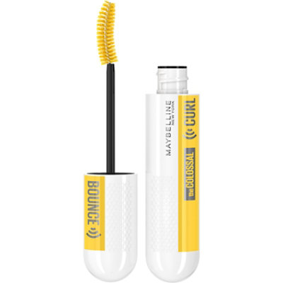 Maybelline Volum Express Colossal Curl Bounce Blackest Black Washable Mascara - 0.33 Oz - Image 1