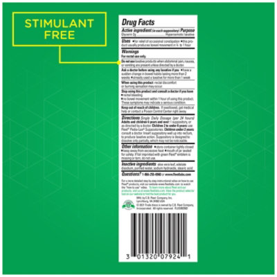 Fleet Glycerin Suppositories Adult - 24 Count - Image 4