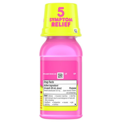 Pepto-Bismol 5 Symptom Relief Anti Diarrhea Liquid Syrup - 4 Fl. Oz. - Image 8