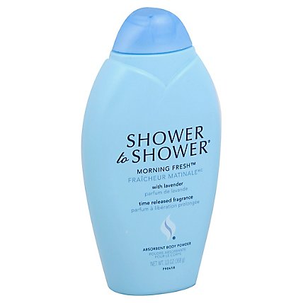 Shower to Shower Body Powder Morning Feshr - 13 Oz - Image 1