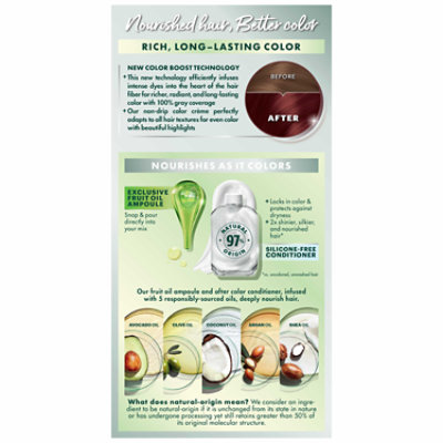 Garnier Nutrisse 66 True Red Pomegranate Nourishing Hair Color Creme Kit - Each - Image 3