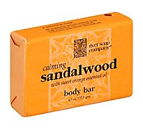 River Soap Company Sandalwood Body Bar - 4.5Oz