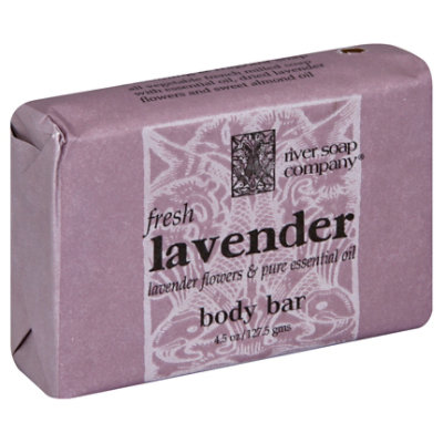 River Soap Company Lavender Body Bar - 4.5Oz