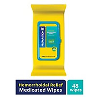 Preparation H Flushable Medicated Hemorrhoidal Wipes Pouch Maximum Strength Relief - 48 Count - Image 2