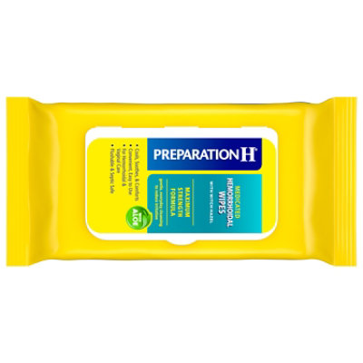 Preparation H Flushable Medicated Hemorrhoidal Wipes Pouch Maximum Strength Relief - 48 Count - Image 5