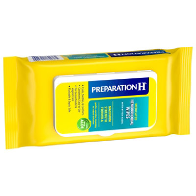 Preparation H Flushable Medicated Hemorrhoidal Wipes Pouch Maximum Strength Relief - 48 Count - Image 3