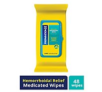Preparation H Flushable Medicated Hemorrhoidal Wipes Pouch Maximum Strength Relief - 48 Count