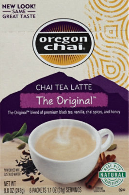 Oregon Chai Chai Tea Latte Powdered Mix The Original - 8-1.1 Oz - Image 2