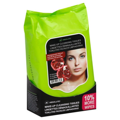 Nicka K Make Up Cleansing Tissue-Pmgrnte - 33 Count