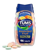 Tums Extra Strength Assorted Flavors Antacid Tablets - 96 CT - Image 2