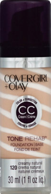 COVERGIRL + Olay Tone Rehab Foundation Color + Correction Creamy Natural 120 - 1 Fl. Oz. - Image 2