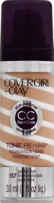 COVERGIRL + Olay Tone Rehab Color Correction 157 Golden Tan Foundation - 1 Fl. Oz. - Image 2