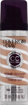 COVERGIRL + Olay Tone Rehab Foundation Color + Correction Classic Tan 160 - 1 Fl. Oz. - Image 2