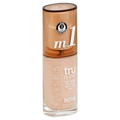 COVERGIRL truBLEND Liquid Makeup Natural Beige M1 - 1 Fl. Oz. - Image 1