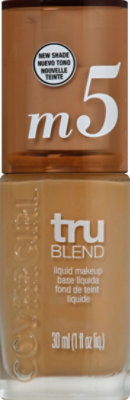 COVERGIRL truBLEND Liquid Makeup Caramel Beige M5 - 1 Fl. Oz. - Image 2