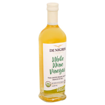 De Nigris Vinegar Organic White Wine - 16.9 Fl. Oz.