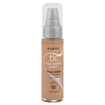 Almay Truly Lasting Color Make Up Beige - 1 Oz - Image 1