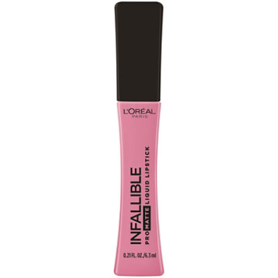 L'Oreal Paris Infallible Wear Dose Of Rose Pro Matte Up to 16 Hour Liquid Lipstick - 0.21 Oz - Image 1