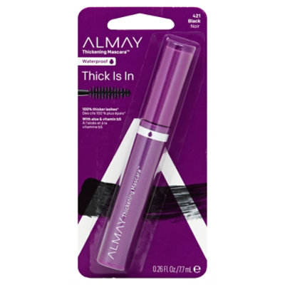 Almay One Coat Thickening Mascara Wp Blk - .40 Oz - Image 1