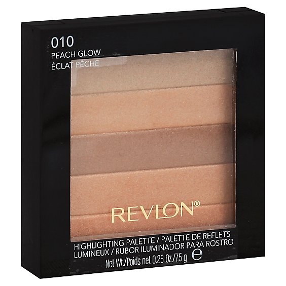 Revlon Blush Highltr Palette Pch Glow - 0.26 Oz