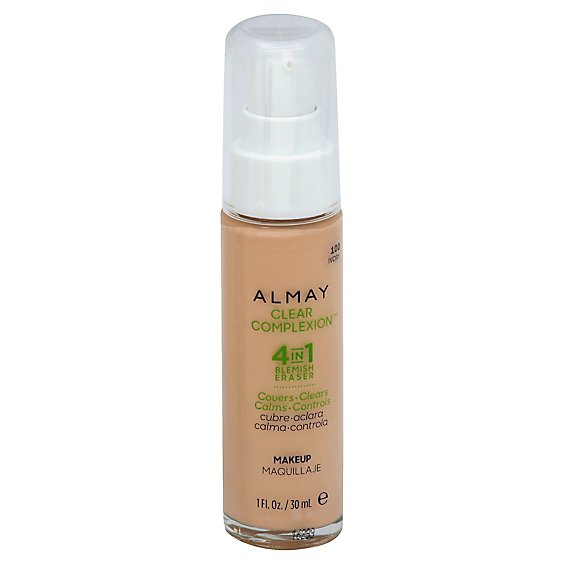 Almay Clear Complexion Liquid Make Up Ivory - 1 Oz