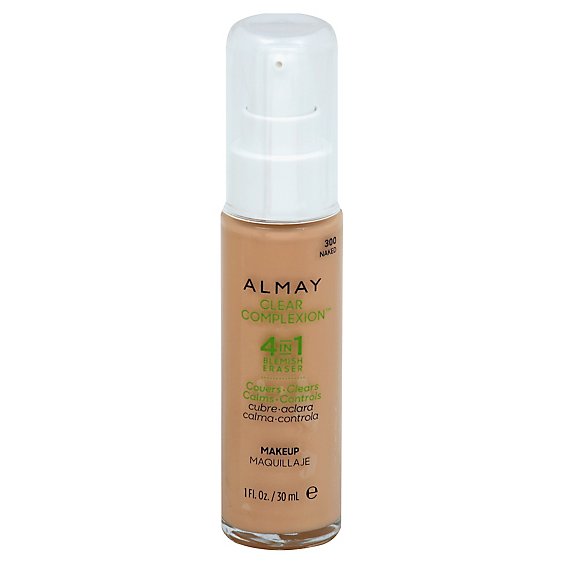 Almay Clear Complexion Liquid Make Up Naked - 1 Oz
