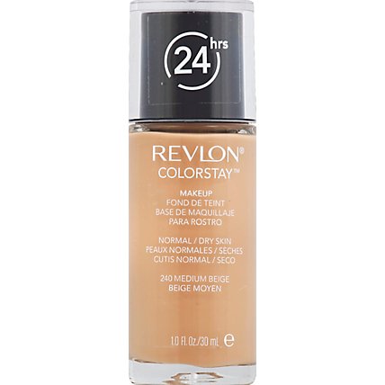 Revlon ColorStay Makeup Normal/Dry Skin Medium Beige 240 - 1 Fl. Oz. - Image 2