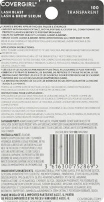 COVERGIRL Lashblast 100 Transparent Lash & Brow Serum - 0.44 Fl. Oz. - Image 5