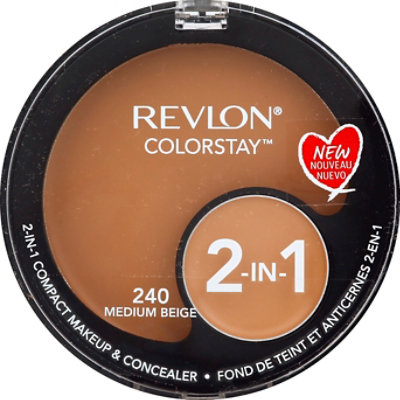 Revlon C/S 2-In-1 Mu/Cnclr Med Beige - 0.04/0.38 - Image 2