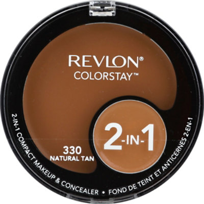 Revlon C/S 2-In-1 Mu/Cnclr Nat Tan - 0.04/0.38