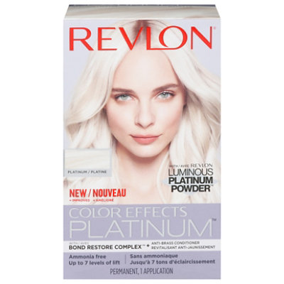 Revlon Color Effects Platinum Blonding Kit For Light Blonde to Light Brown Hair Platinum - Each - Image 3